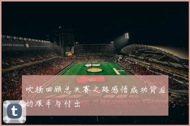 吹杨回顾总决赛之路感悟成功背后的艰辛与付出